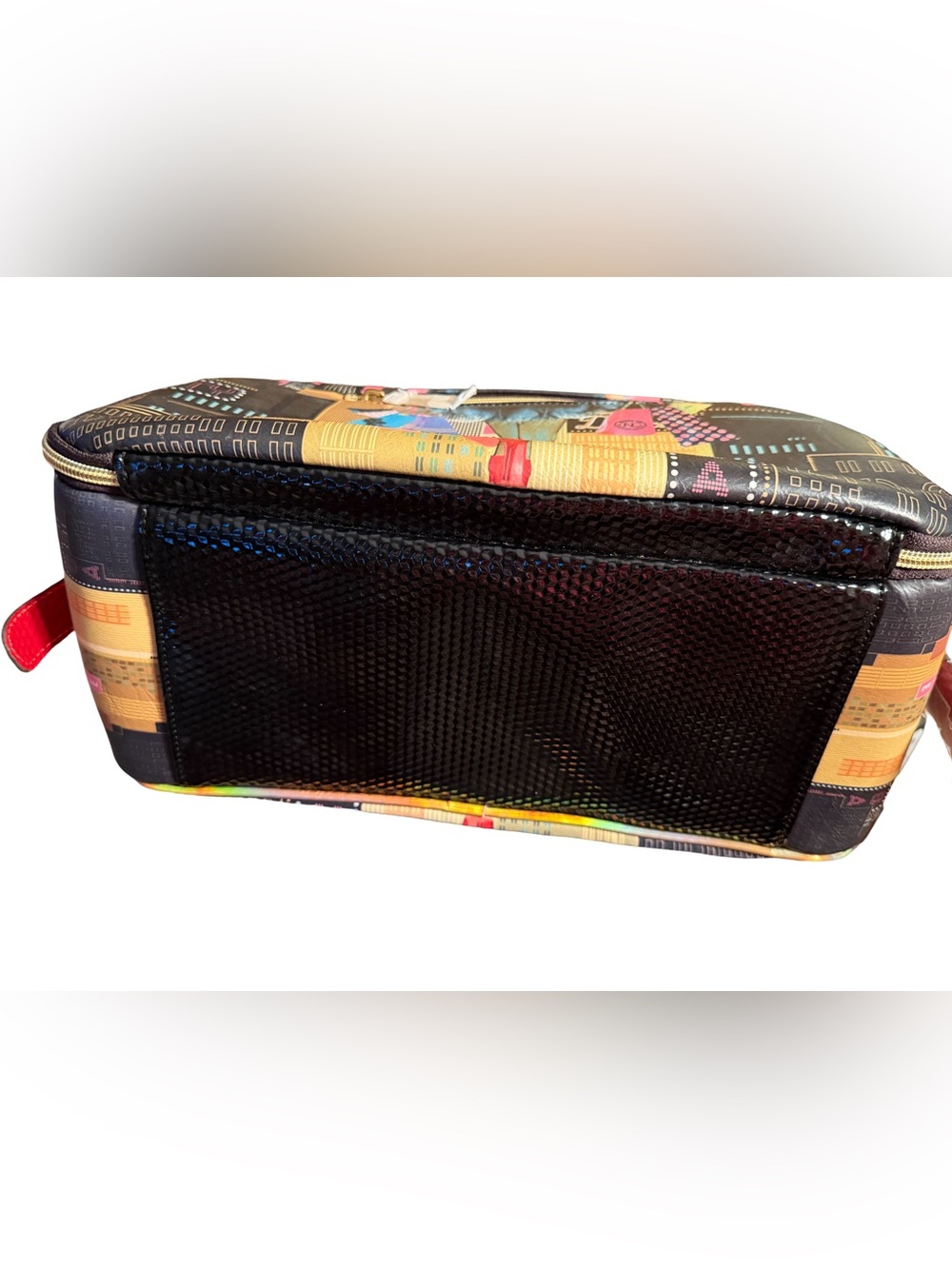 Nicole Lee NWOT Novelty Retro Multi-Color Top-Handle Satchel Crossbody (P249) - Picture 4 of 13